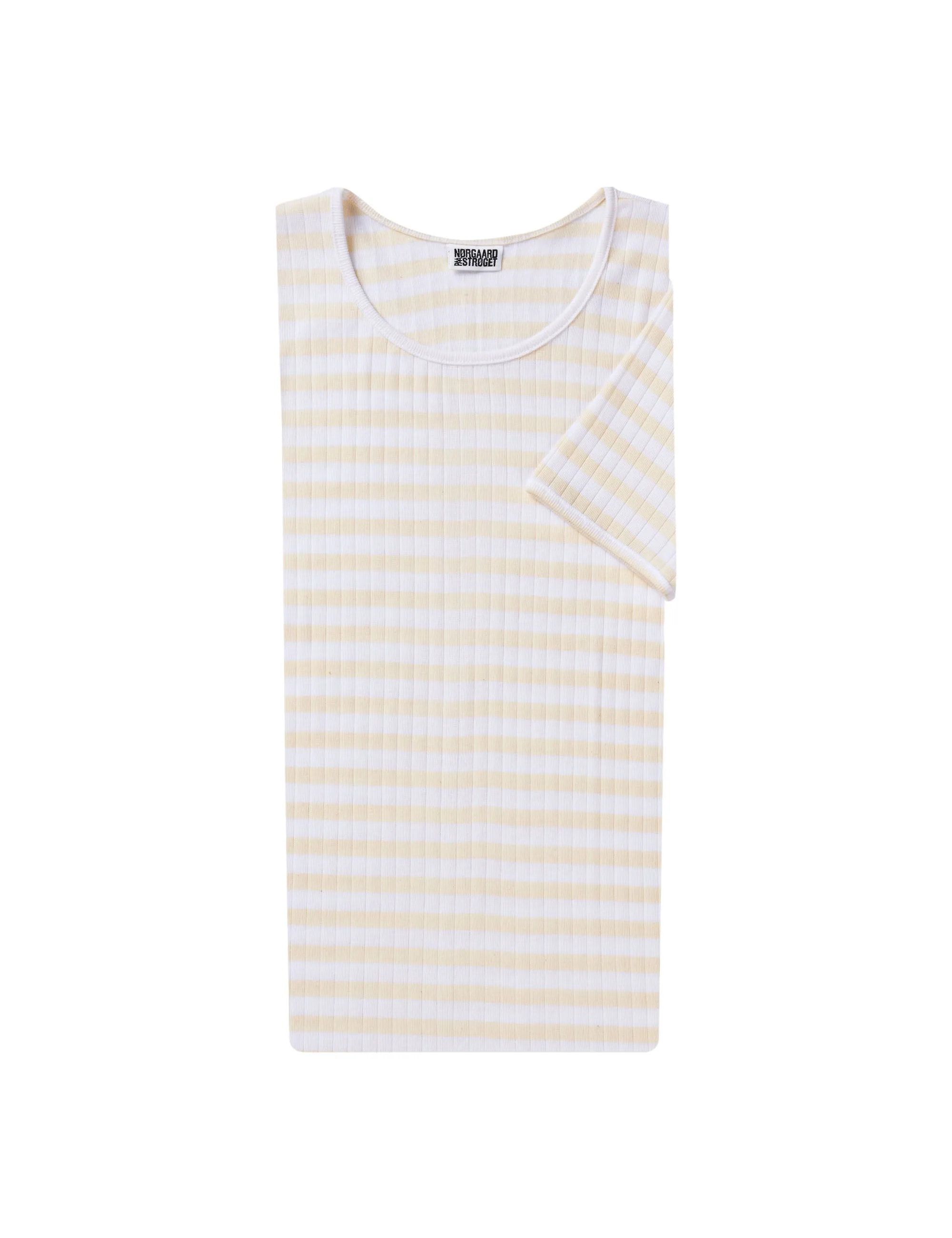 101 Short Sleeve Broadway, White/Ecru