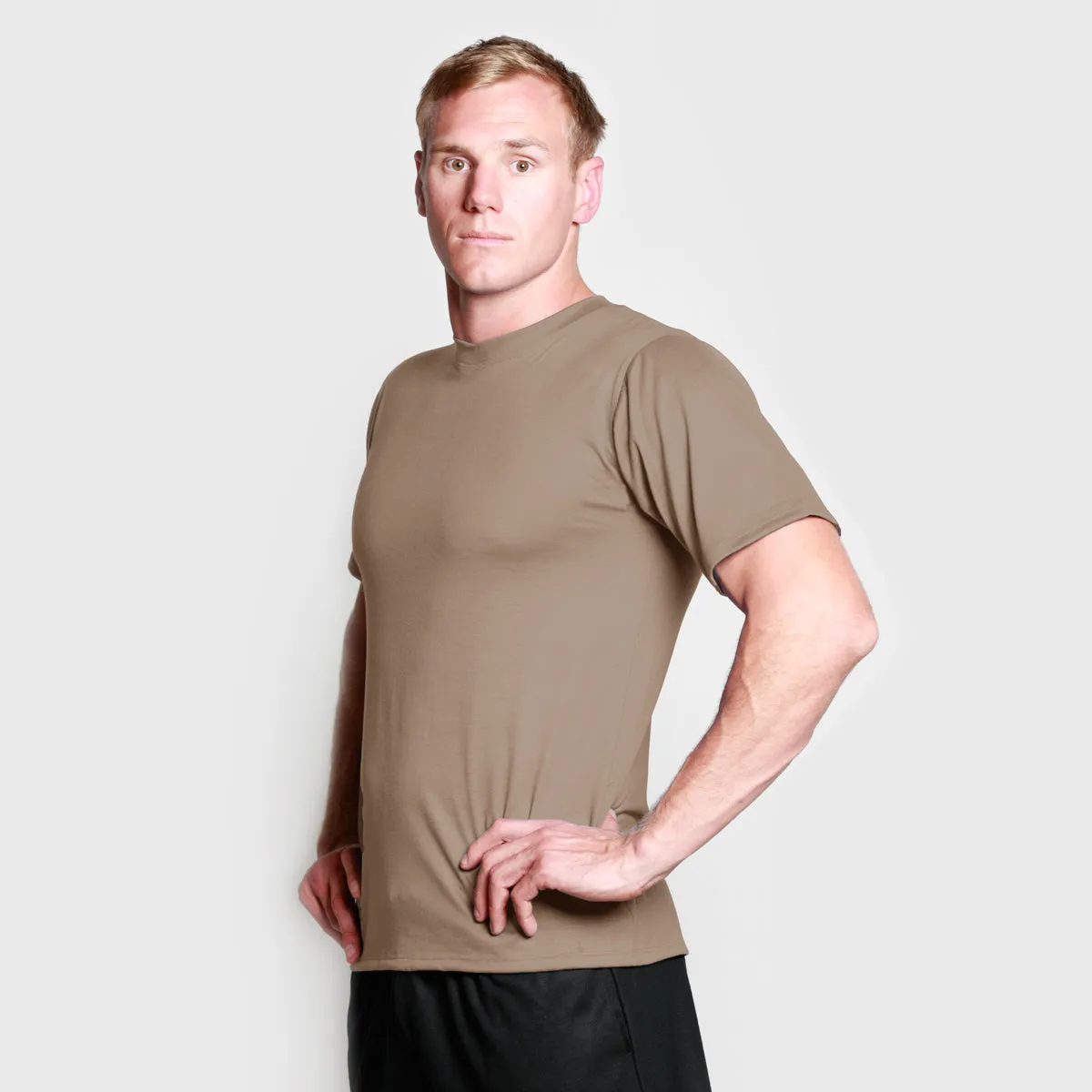 #110 Short Sleeve Crew Neck Merino T-Shirt 175gsm