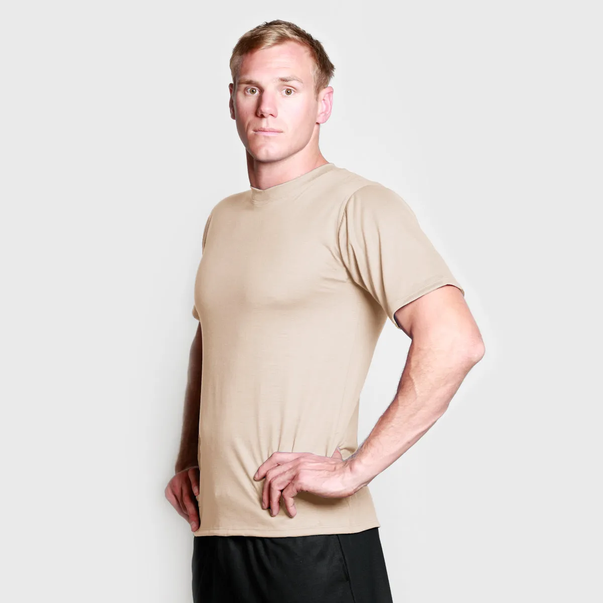 #110 Short Sleeve Crew Neck Merino T-Shirt 175gsm