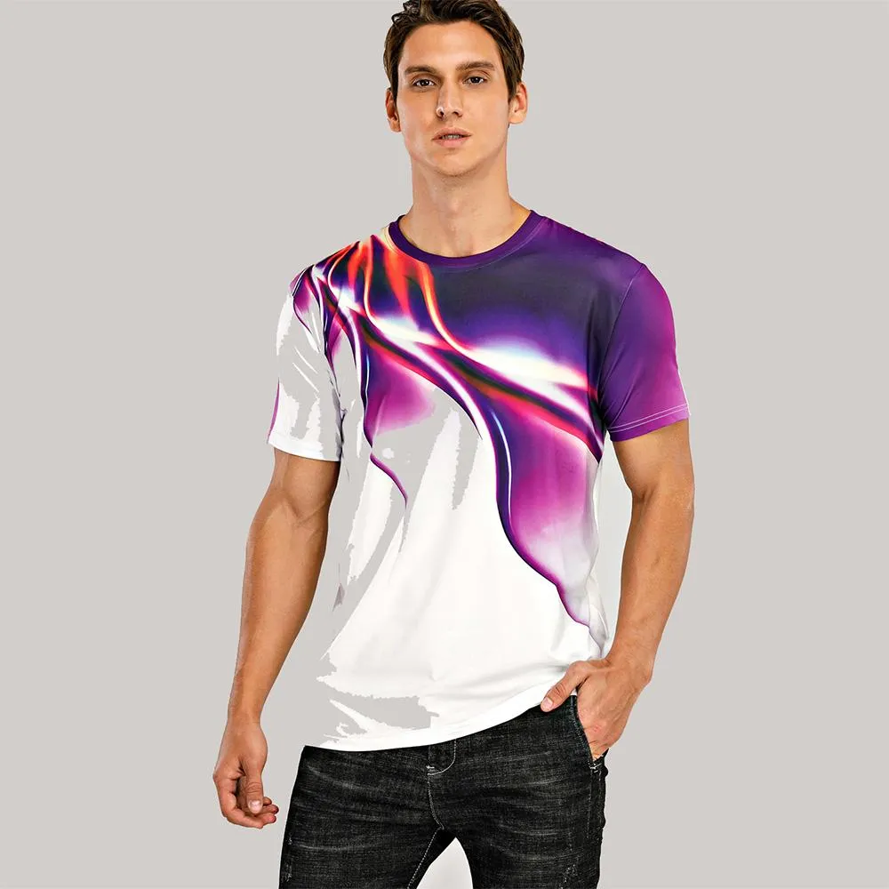 3D Graphic Short Sleeve Shirts Abstract Graphic