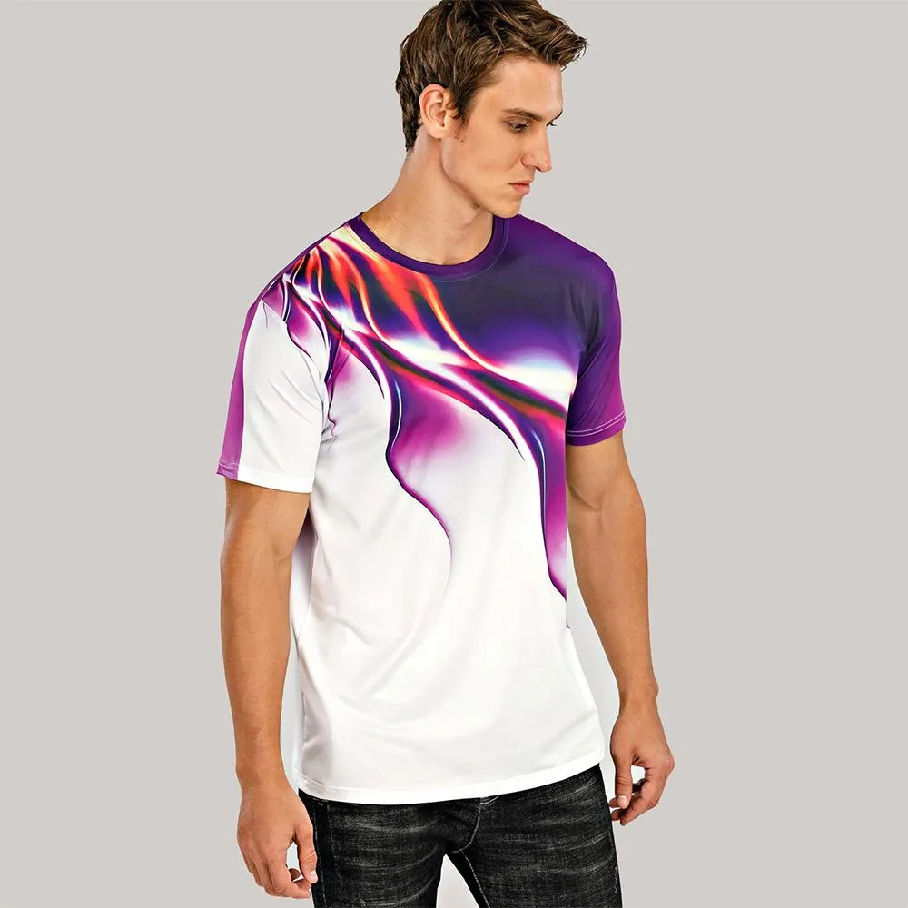 3D Graphic Short Sleeve Shirts Abstract Graphic