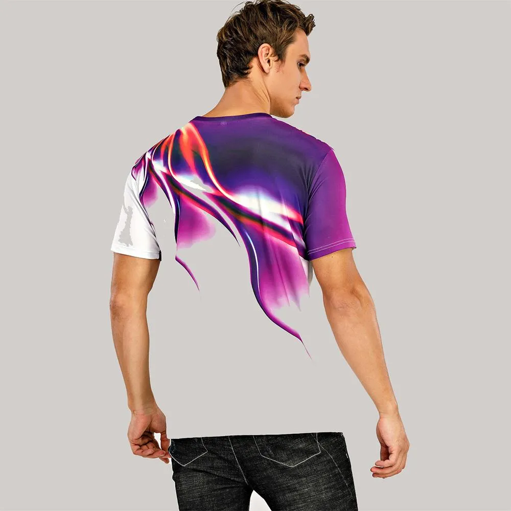 3D Graphic Short Sleeve Shirts Abstract Graphic