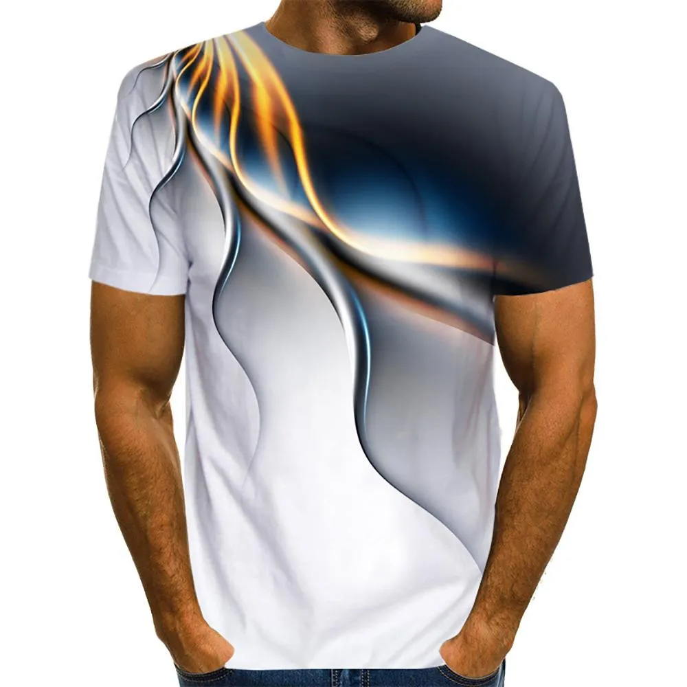 3D Graphic Short Sleeve Shirts Abstract Graphic