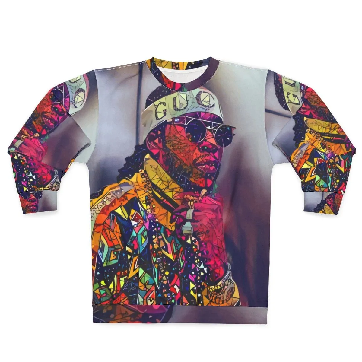 Abstract 2 Chainz Graphic Sweatshirt