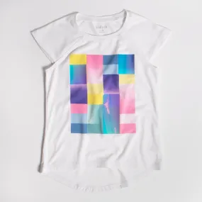 Abstract Blocks Raglan Tee