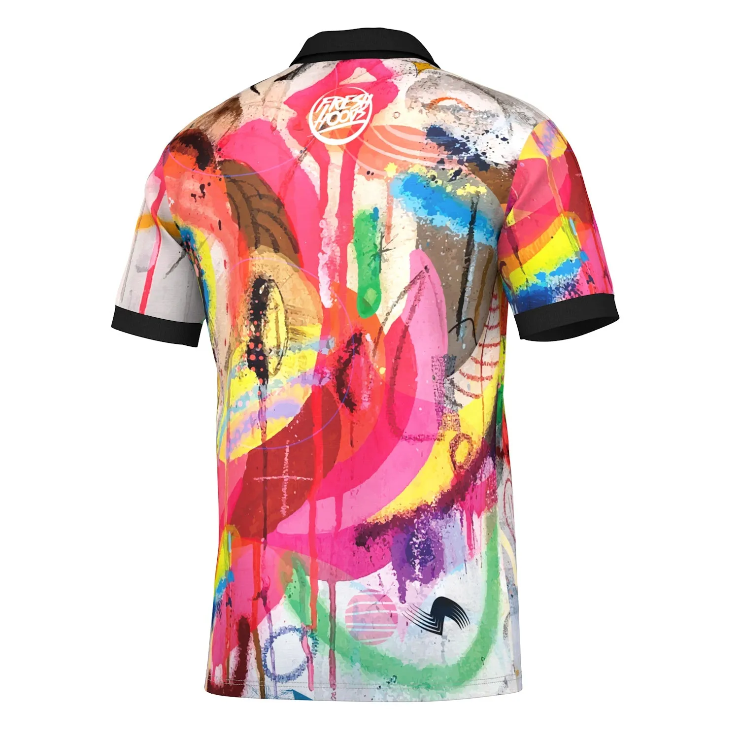 Abstract Paint Polo Shirt