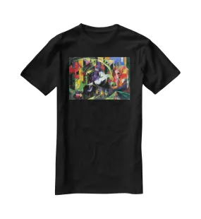 Abstract with cattle by Franz Marc T-Shirt