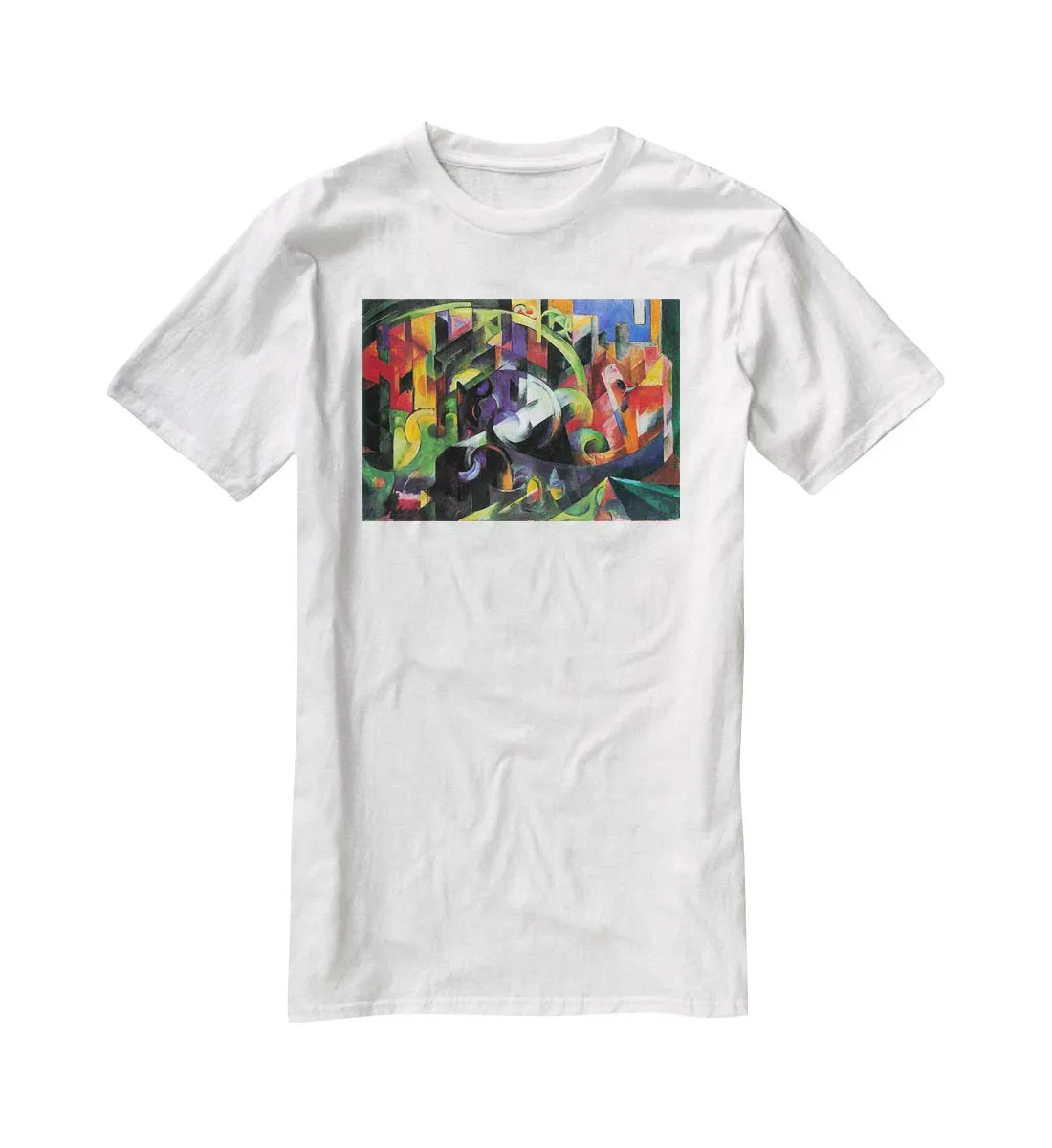 Abstract with cattle by Franz Marc T-Shirt