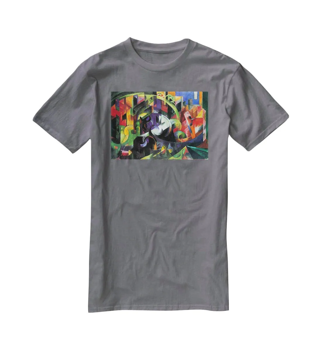 Abstract with cattle by Franz Marc T-Shirt