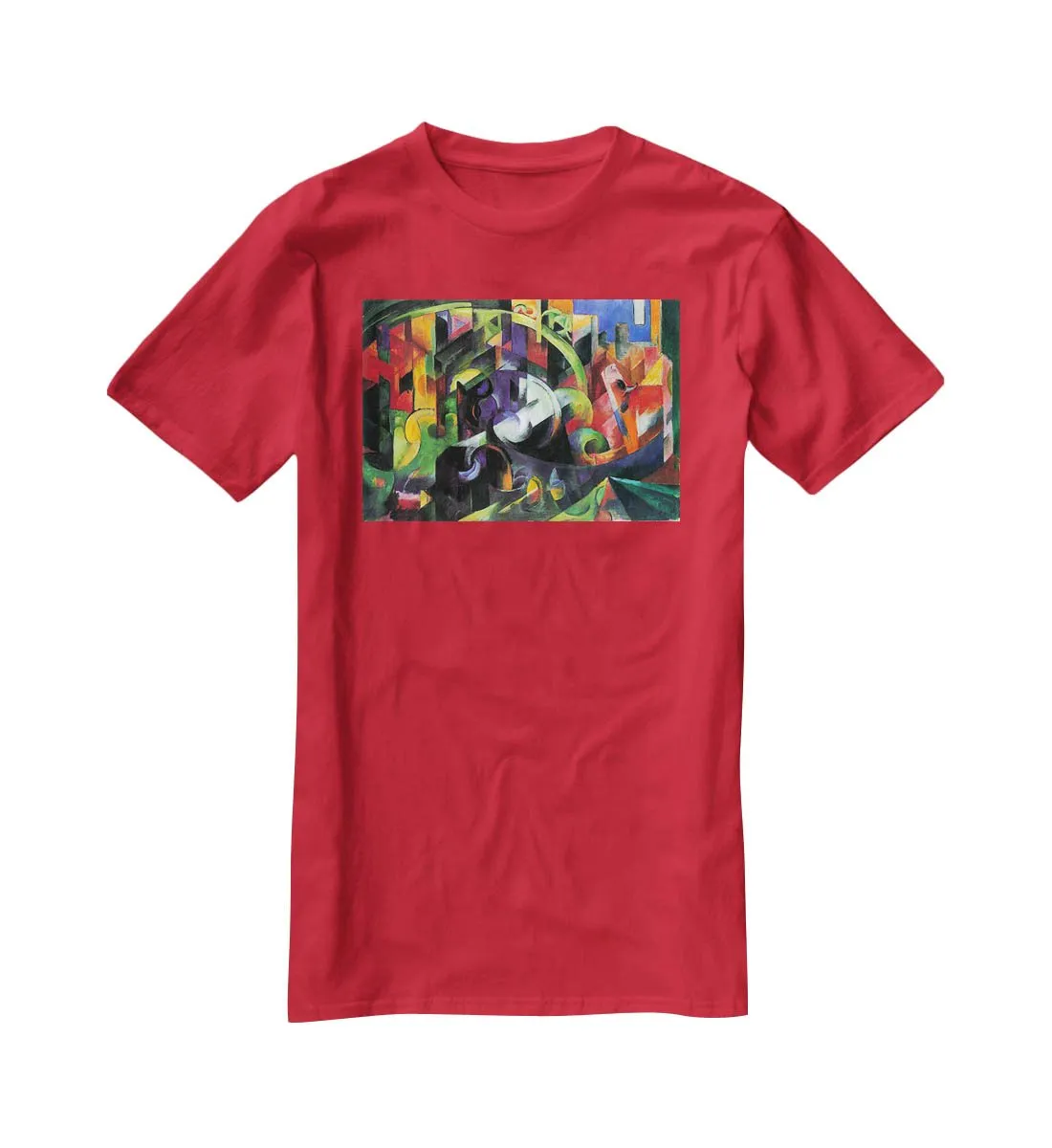 Abstract with cattle by Franz Marc T-Shirt