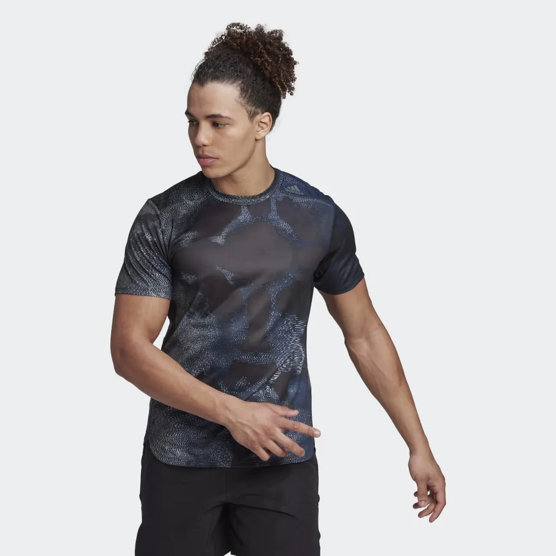 adidas D4T HIIT Allover Print Training Men's Tee