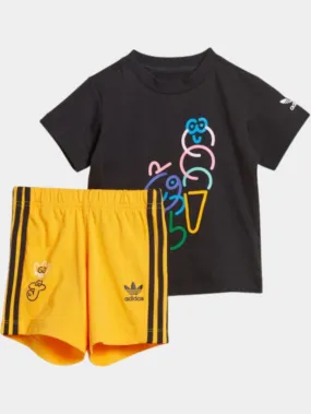 Adidas X James Jarvis Baby-Boys Original Set Black/Yellow