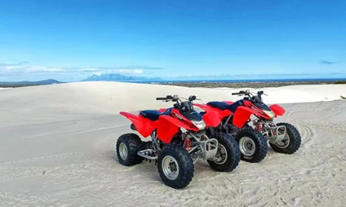 Adventure Combo: Quad Bike & Sandboarding for 2 at Quad Bike Craze