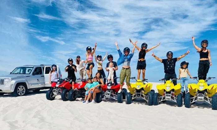 Adventure Combo: Quad Bike & Sandboarding for 2 at Quad Bike Craze