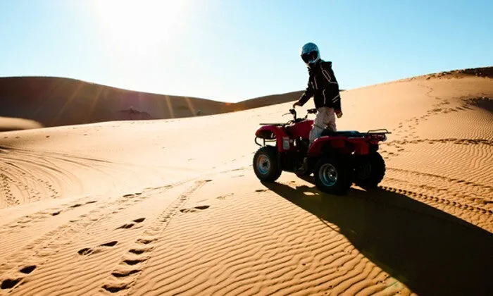 Adventure Combo: Quad Bike & Sandboarding for 2 at Quad Bike Craze