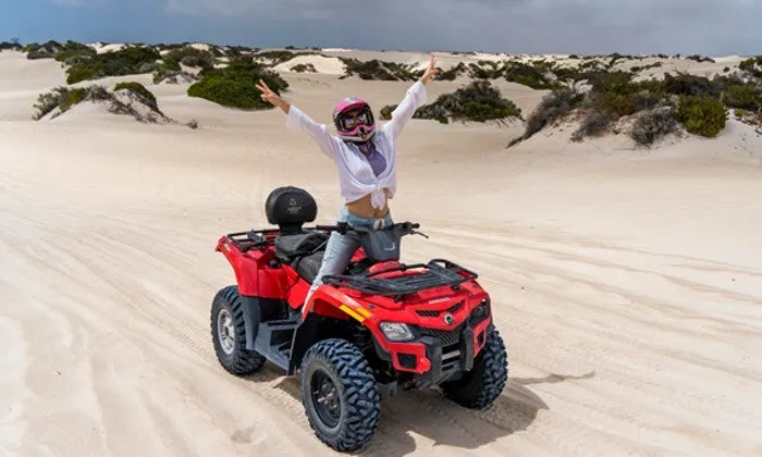 Adventure Combo: Quad Bike & Sandboarding for 2 at Quad Bike Craze