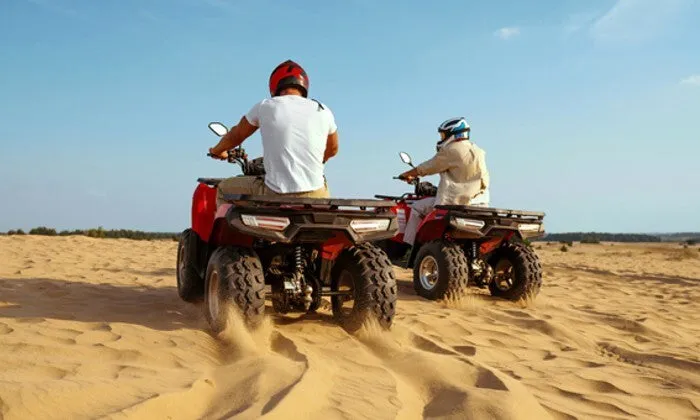 Adventure Combo: Quad Bike & Sandboarding for 2 at Quad Bike Craze