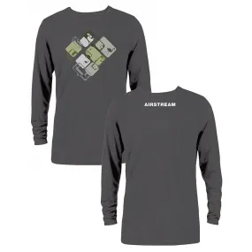 Airstream Retro Trailer Long Sleeve T-Shirt