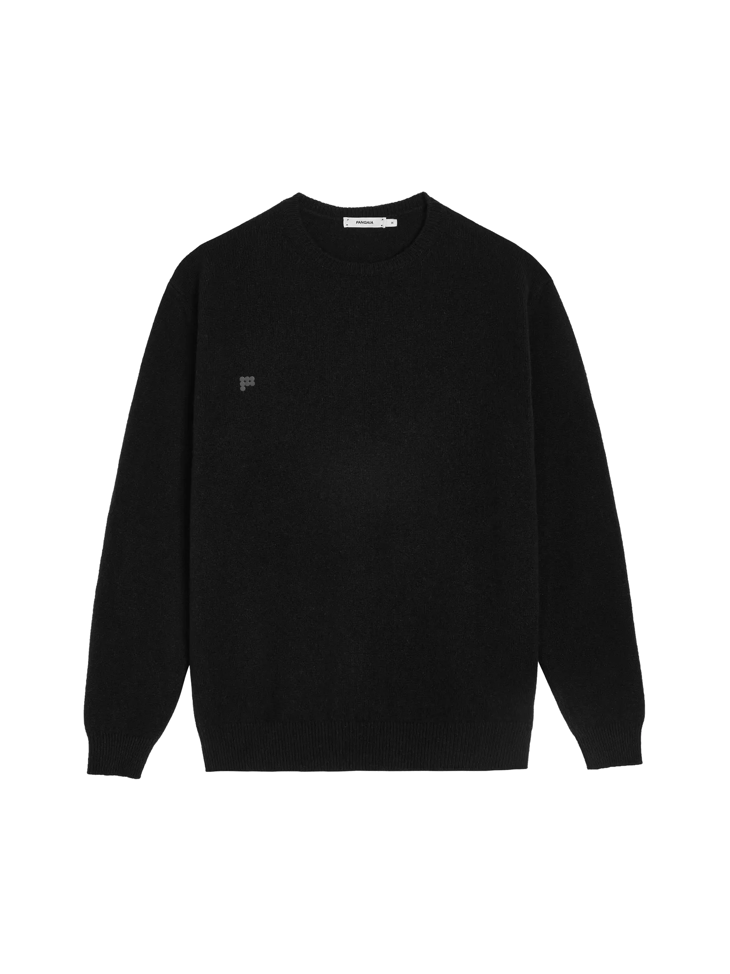 Archive Mens Recycled Cashmere Crewneck Sweatshirt—black