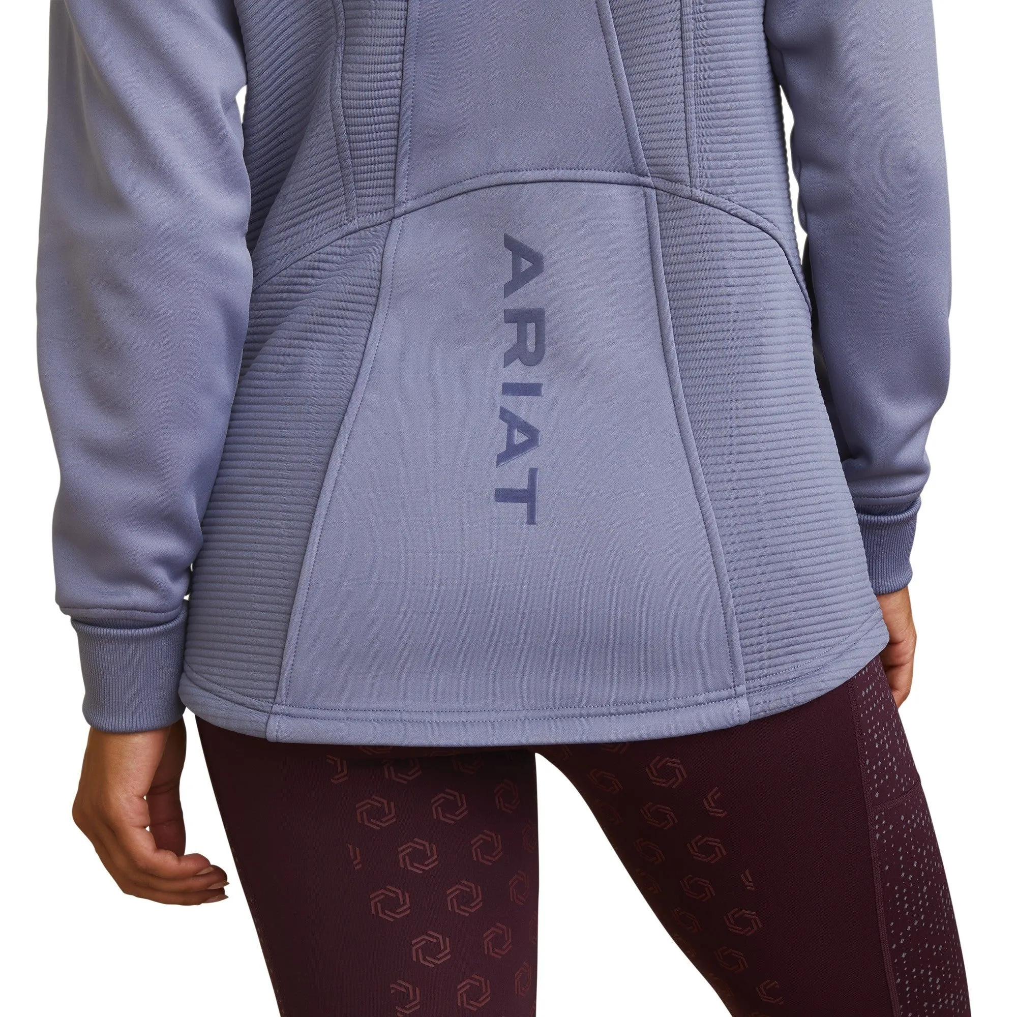 Ariat Ladies Wilde Full Zip Sweatshirt - Dusky Granite