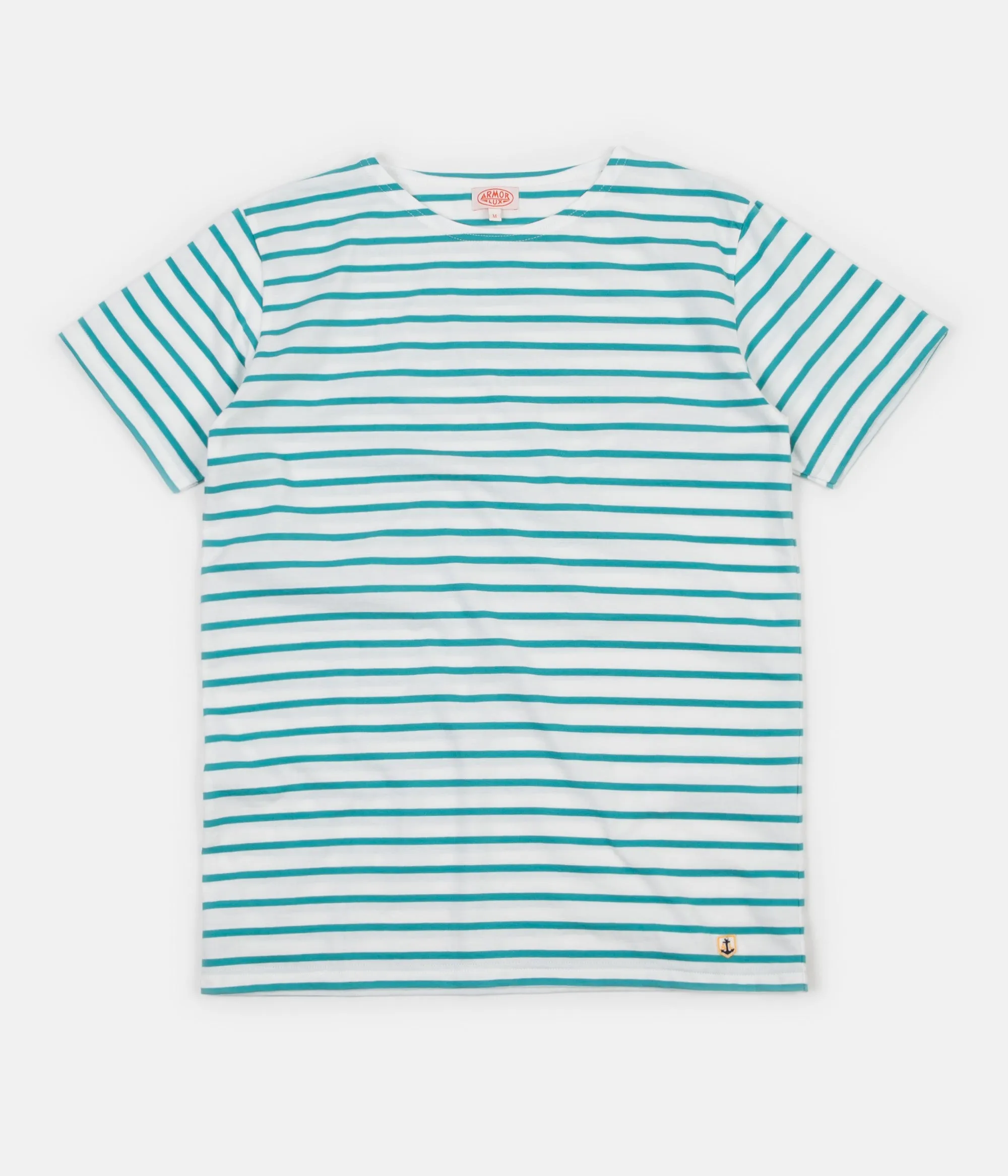 Armor Lux Breton Sailor Stripe T-Shirt - Milk / Rivage