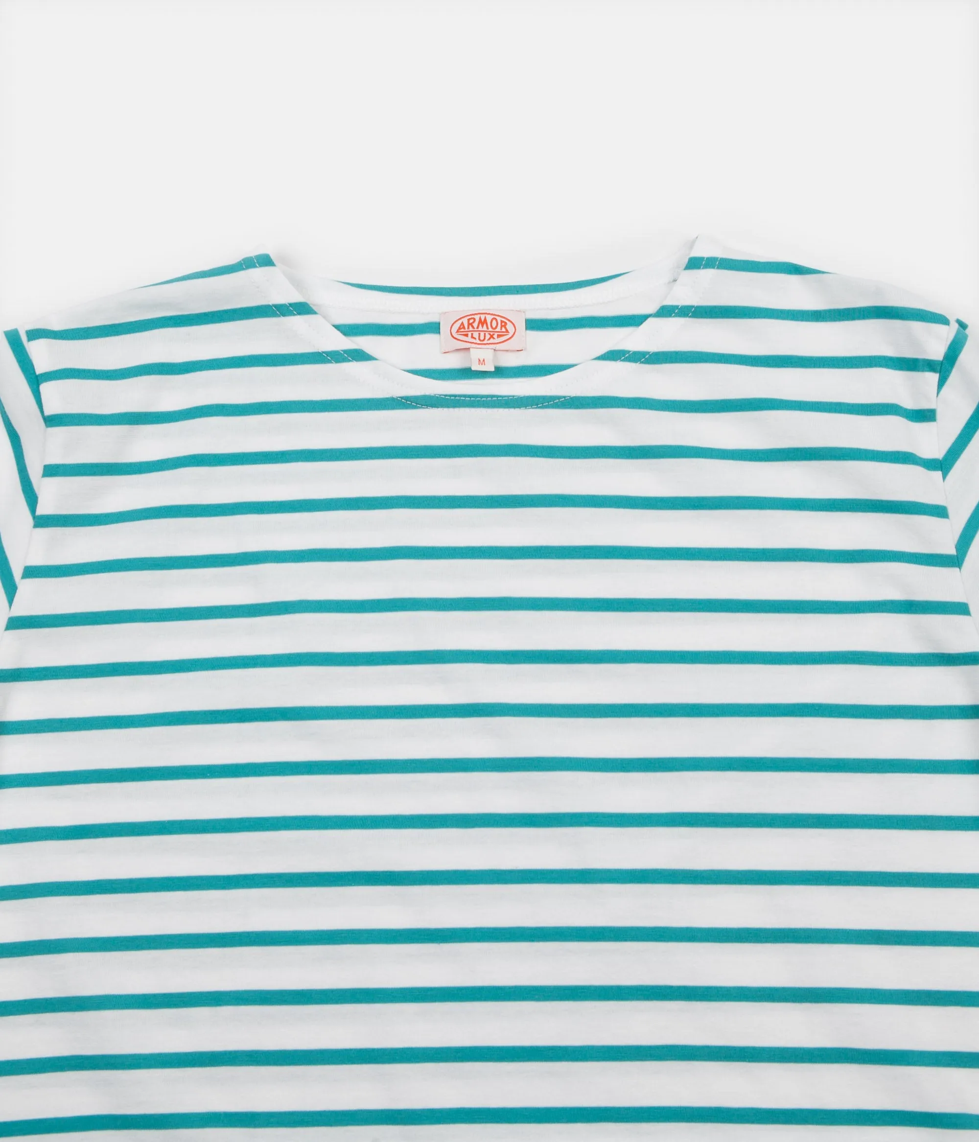 Armor Lux Breton Sailor Stripe T-Shirt - Milk / Rivage