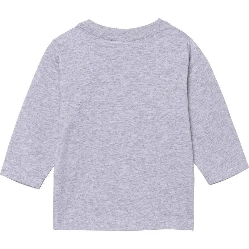 Baby Boys Grey Triangle Long Sleeve T-Shirt