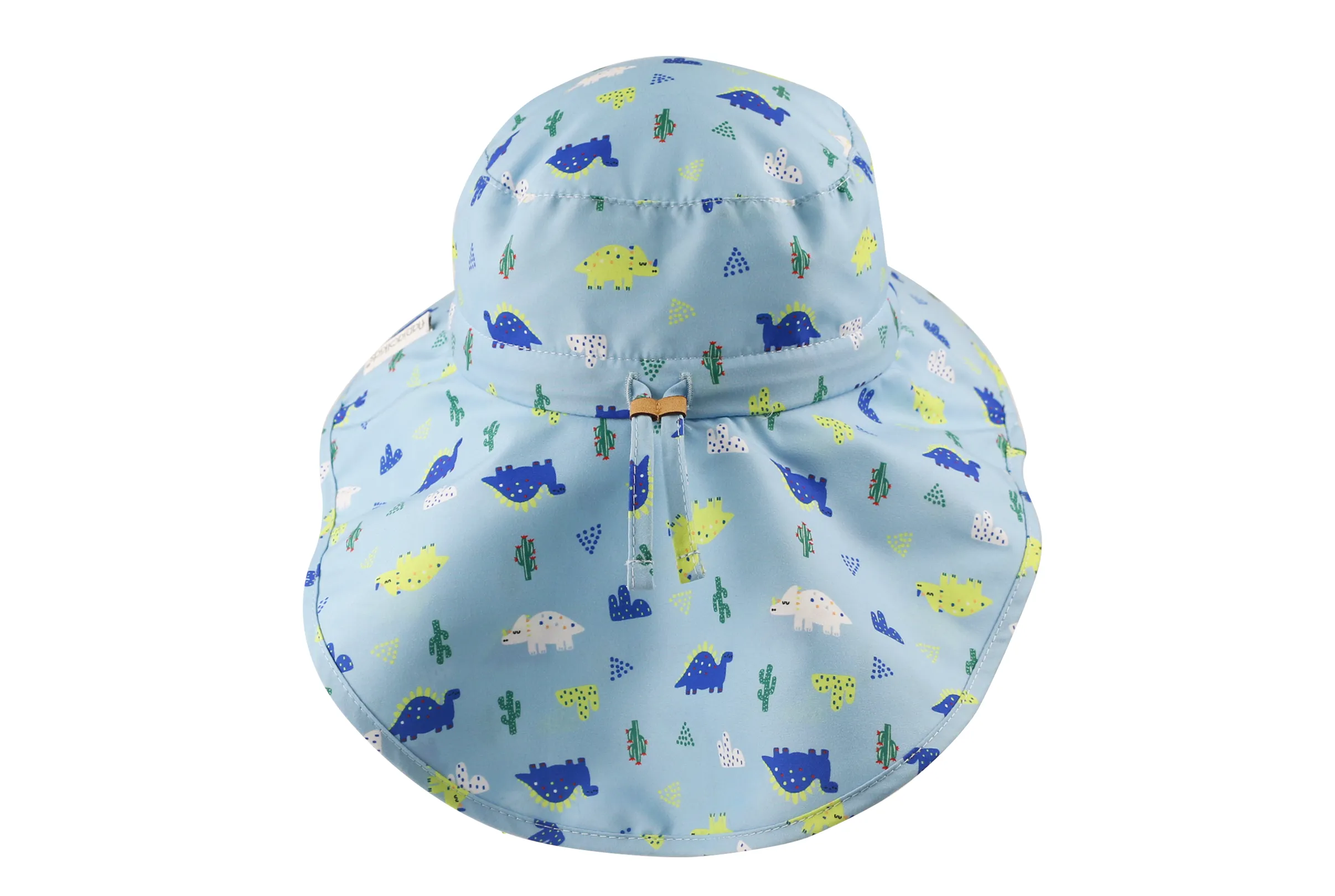 Baby/Kids Sun Hat with Neck Cape - Dinosaur