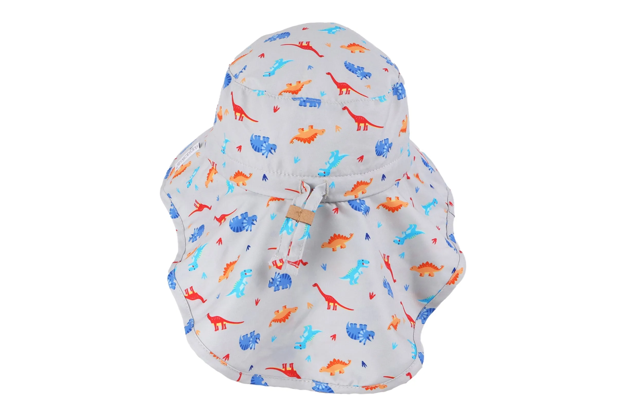 Baby/Kids Sun Hat with Neck Cape - Multi Dino