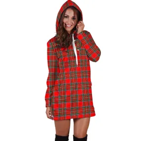 Binning Tartan Hoodie Dress with Family Crest