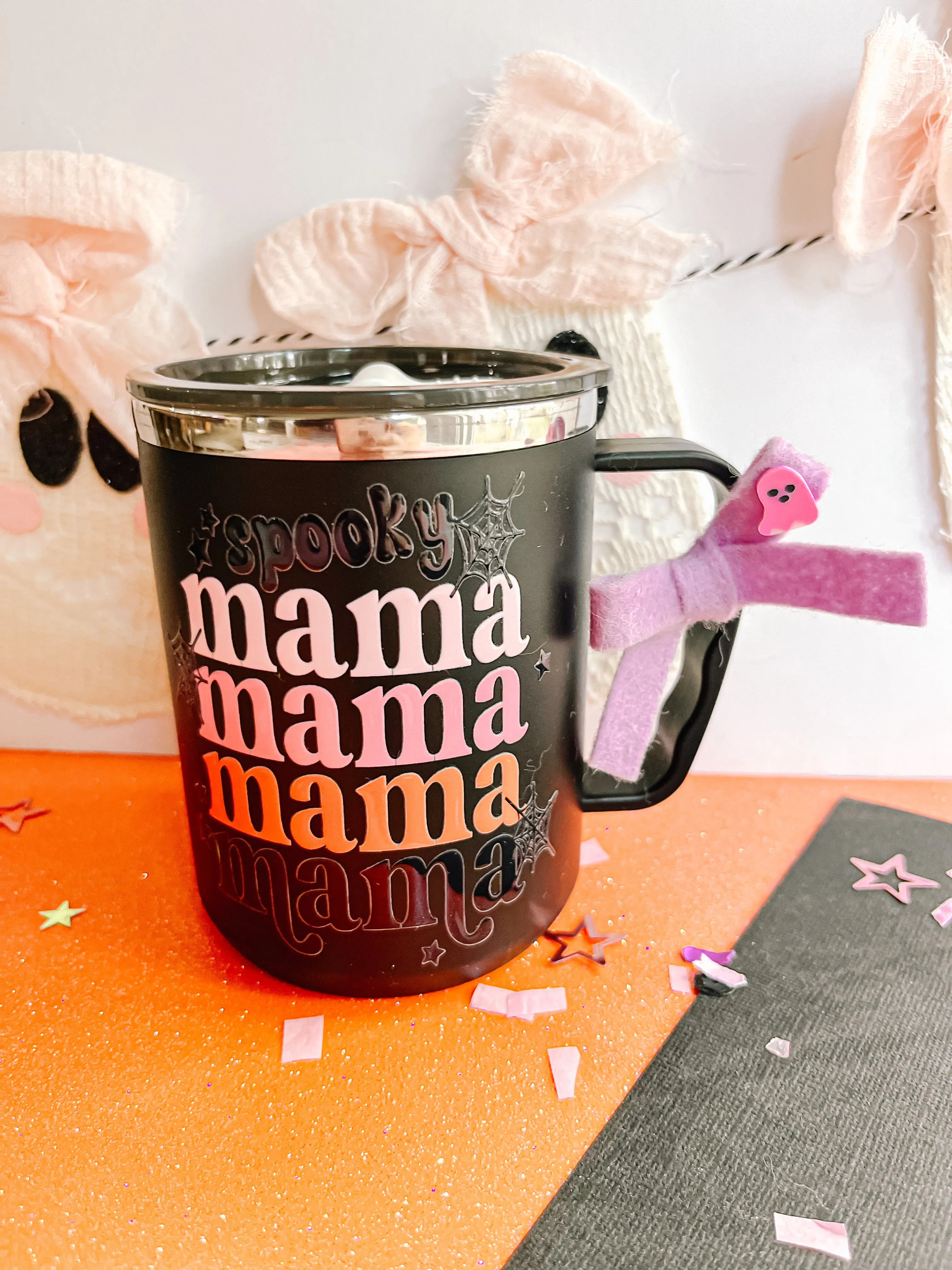 Black| Spooky Mama Mug