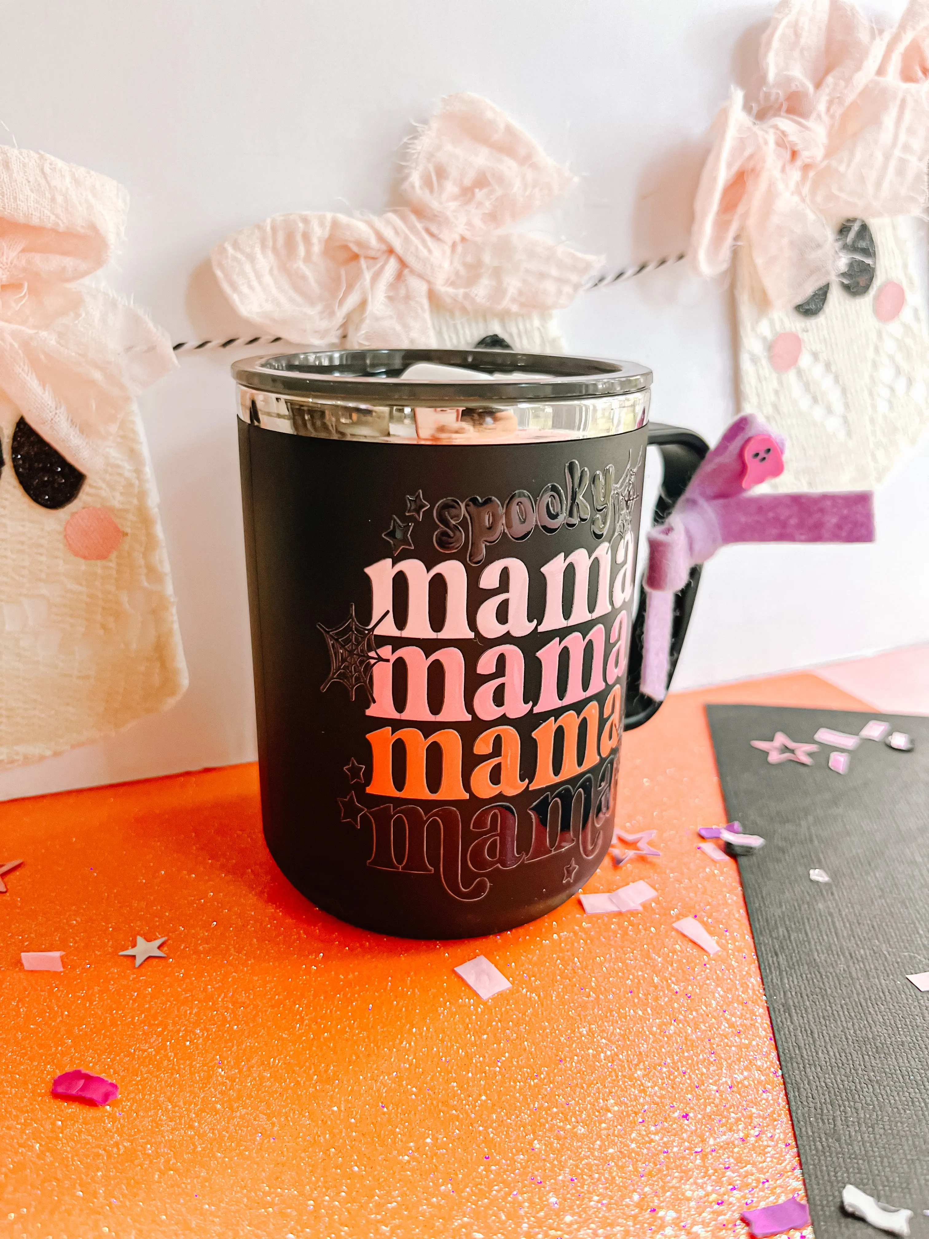 Black| Spooky Mama Mug