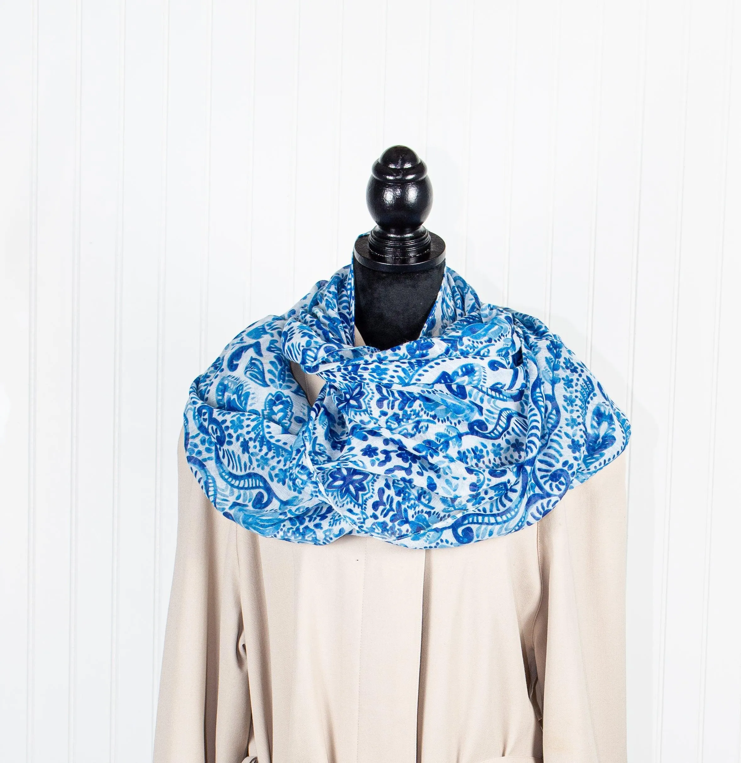 Blue Print infinity Scarf