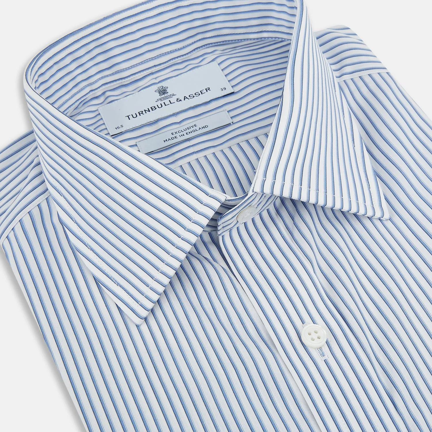 Blue Shadow Stripe Mayfair Shirt