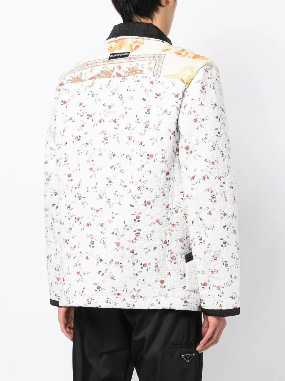 Boutis Floral-Print Quilted Jacket