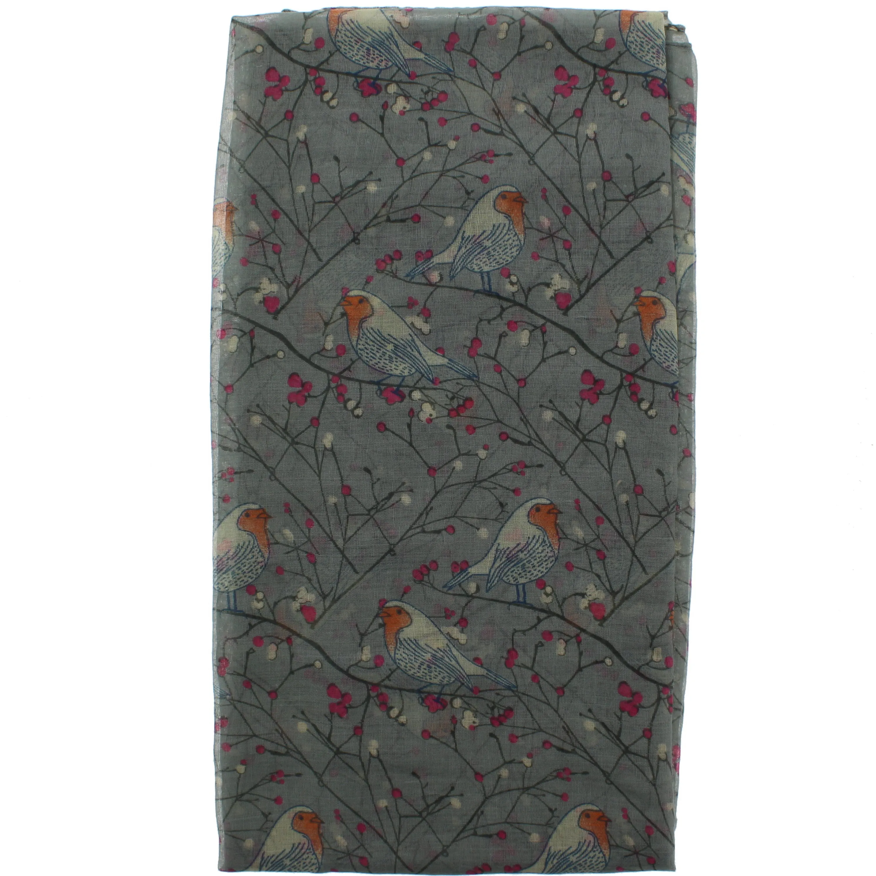 Branches & Robins Print Scarf