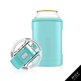 Brumate hopsulator can cooler and tumbler Aqua