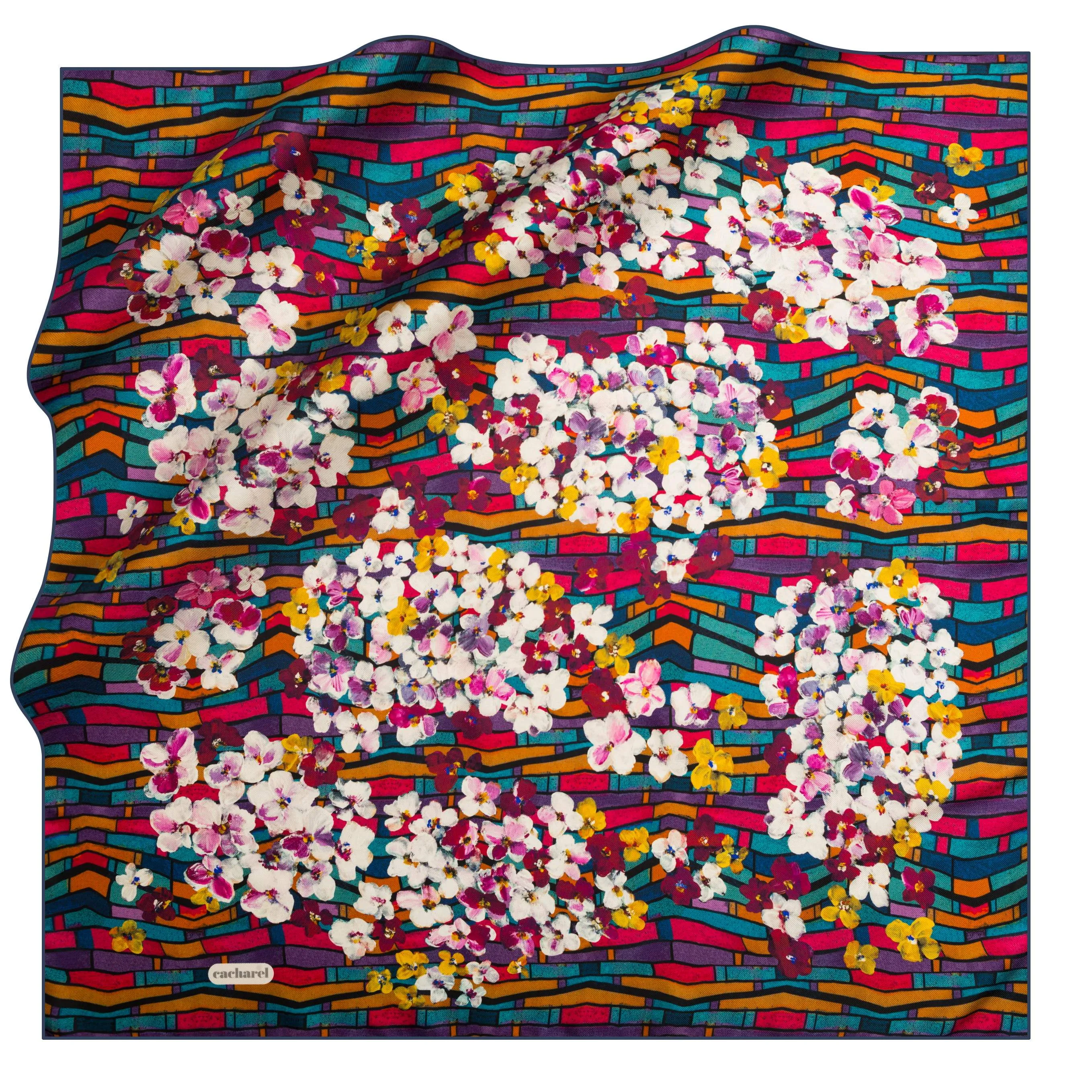 Cacharel Veronika Silk Twill Scarf No. 23