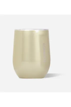 Champagne Gold 12oz Stemless Wine/Water Bottle