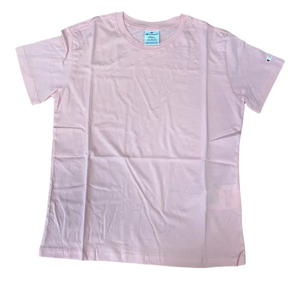 Champion magliette maniche corte da adulti Crew Neck 115084 KK002 NBK 1 nera e 1 rosa