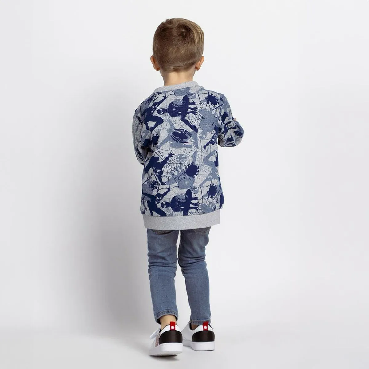 Children’s Sweatshirt without Hood Spider-Man Grey