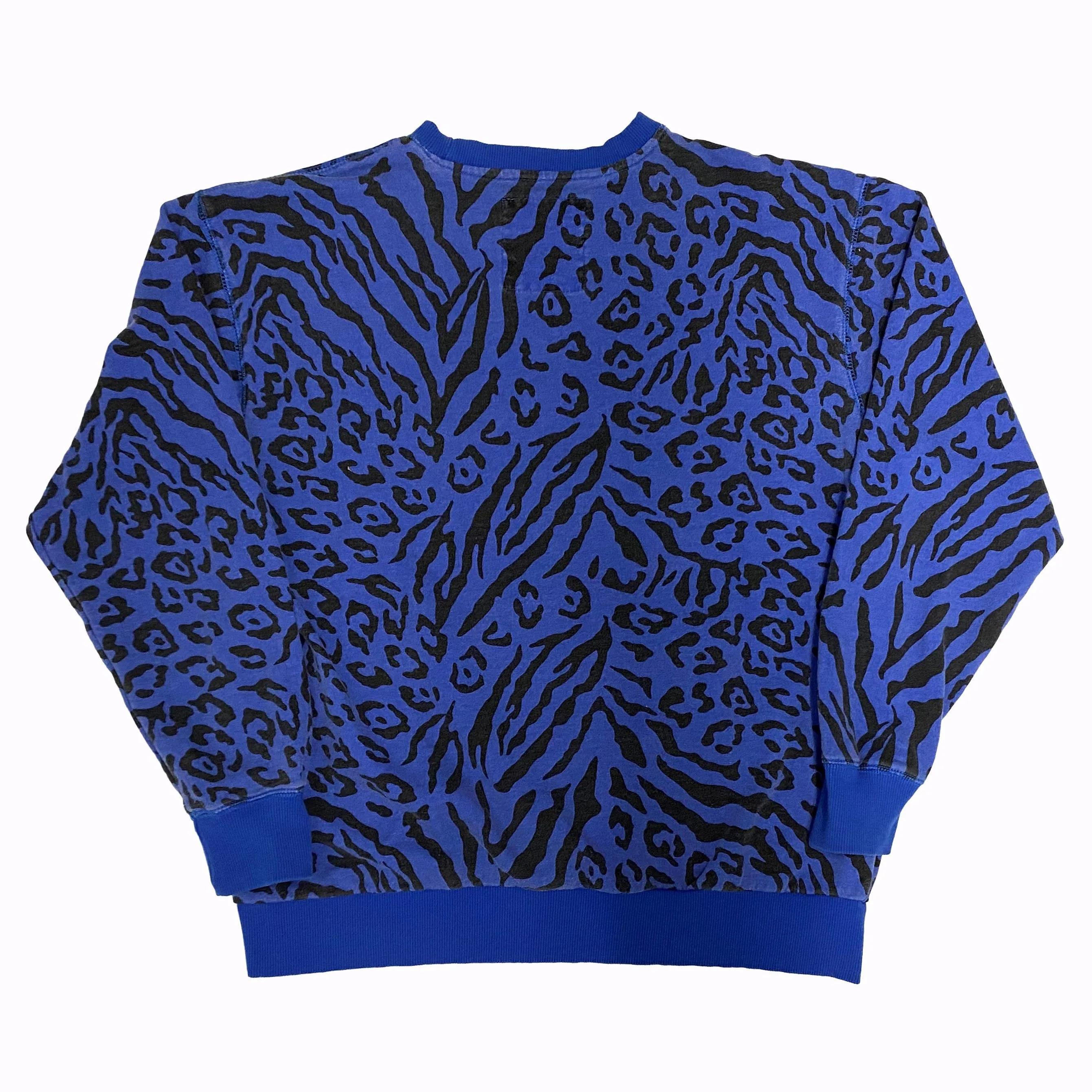 CLAW ANIMAL PRINT CREWNECK WITH POCKET