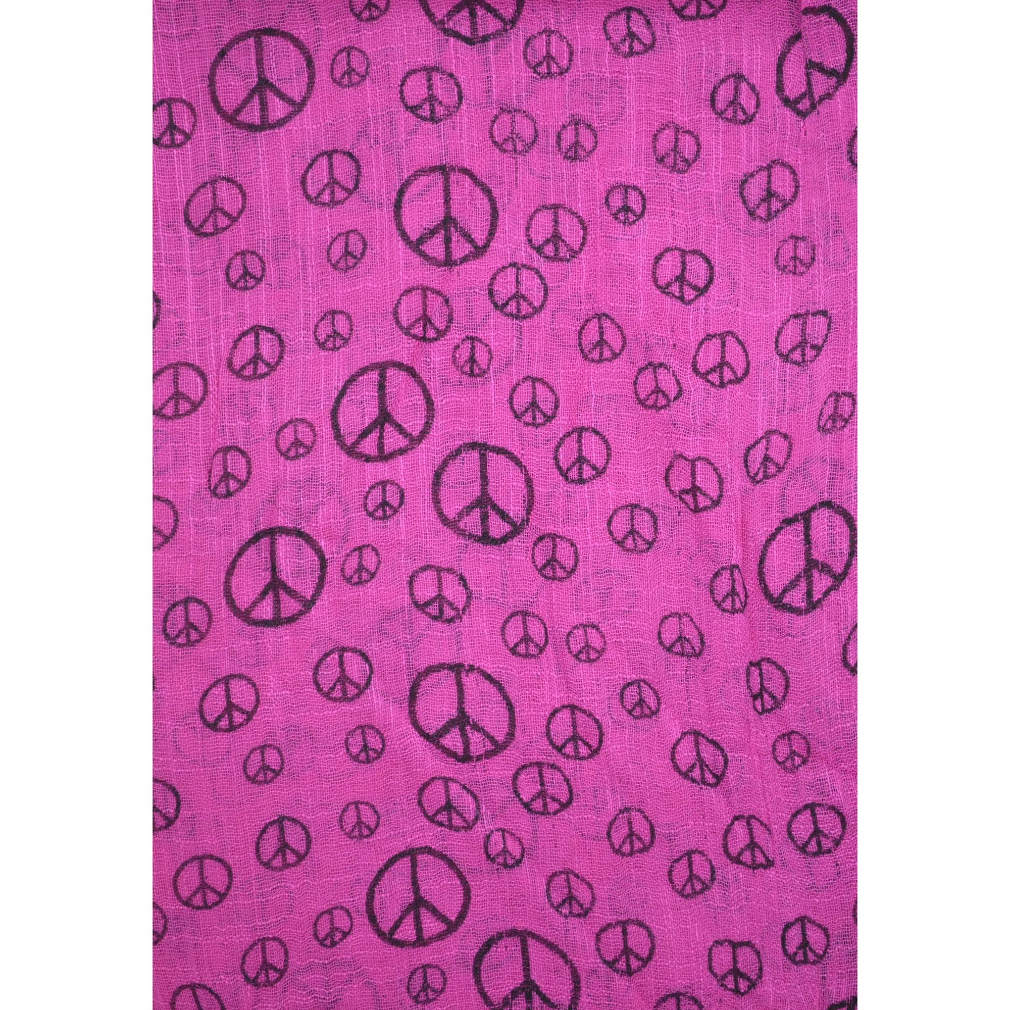 CND Peace Sign Print Scarf