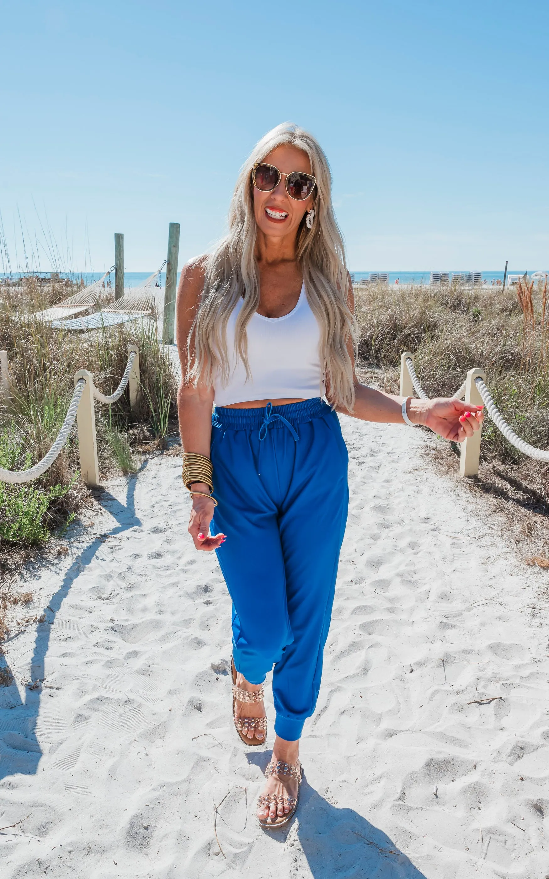 Cobalt Blue Everyday Joggers by Salty Wave*