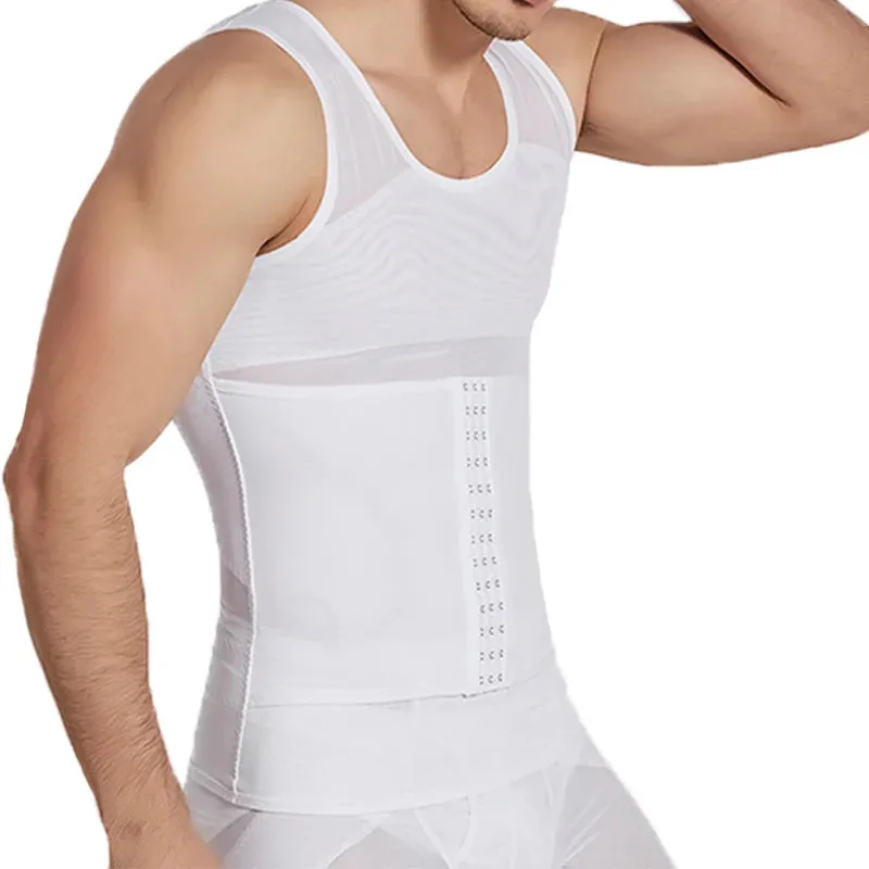 Compression Slimming Undershirt Shapewear Vest for Men