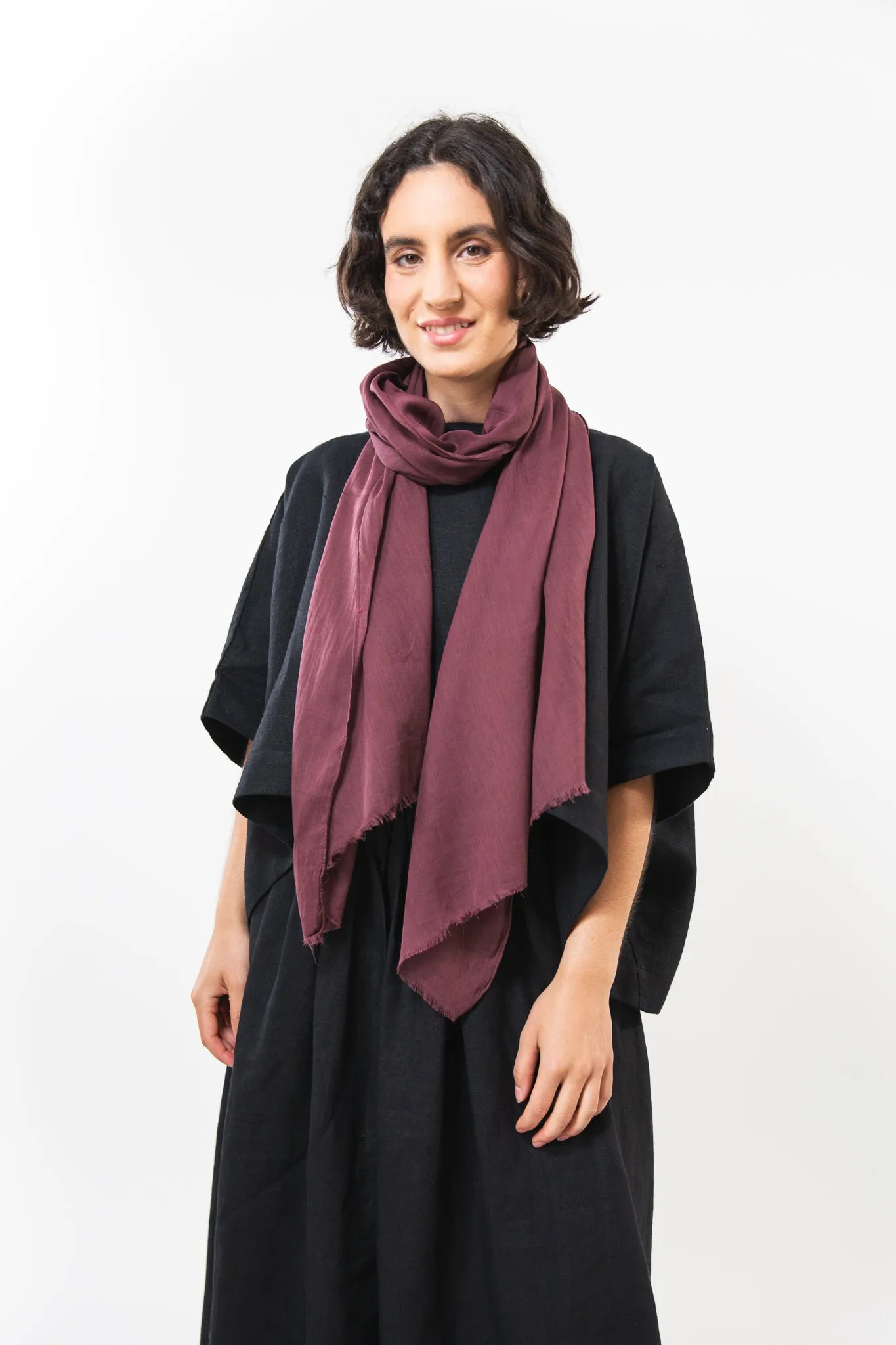 Cotton Scarf | Mahogany