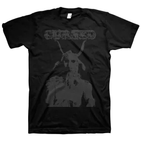 Cursed "He-Goat" Black on Black T-Shirt