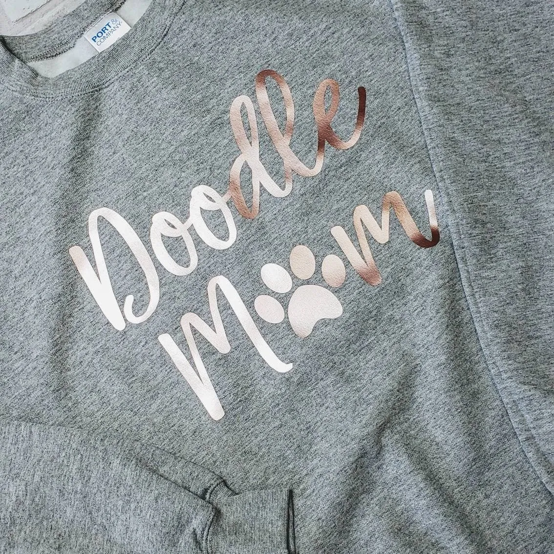 Doodle Mom Black Unisex Super Comfy Hooded Sweatshirt