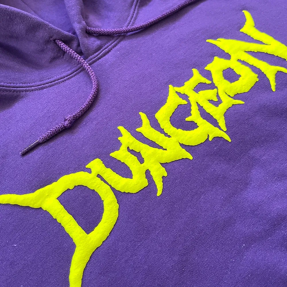 Dungeon Break The Chain Logo Hoodie - Purple