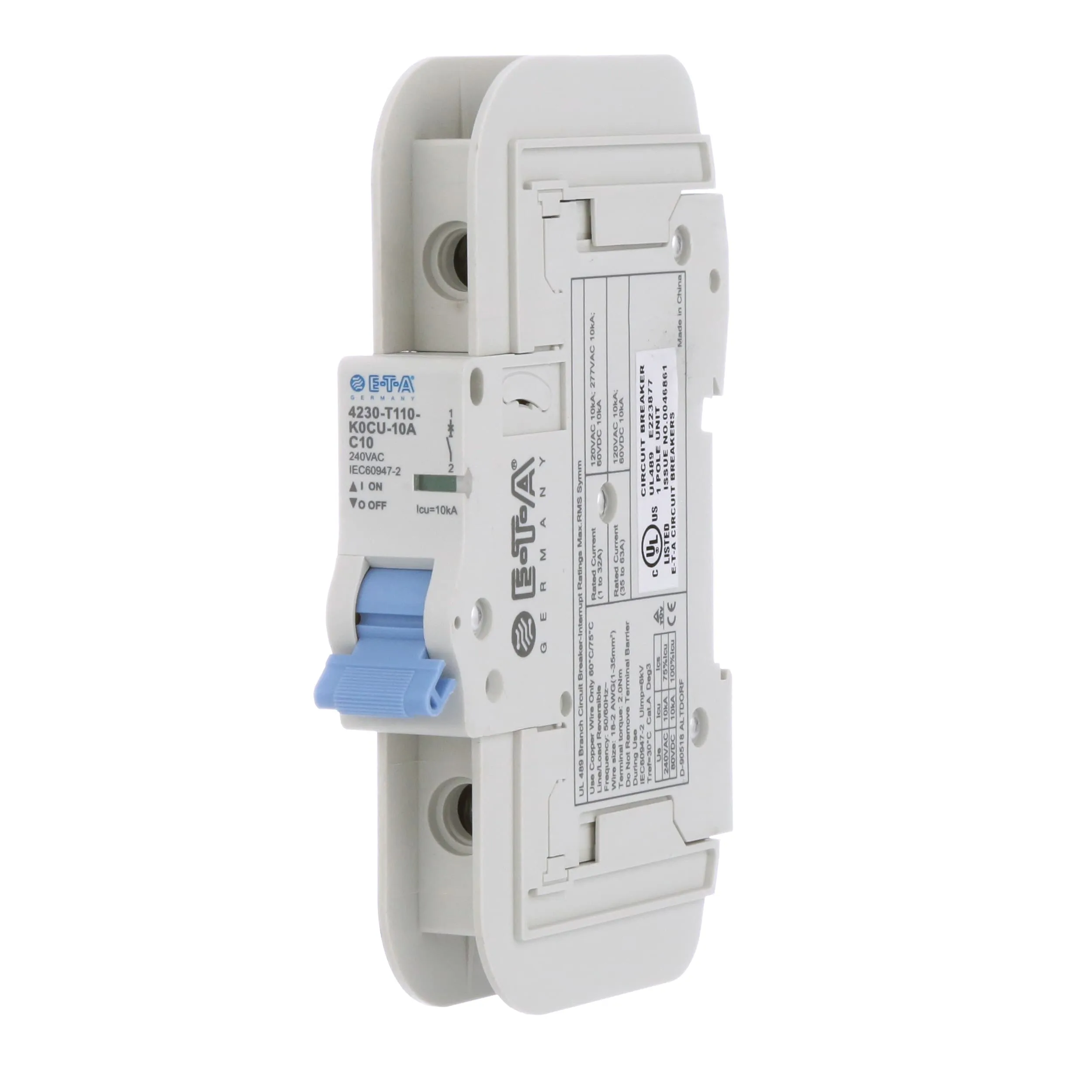 E-T-A Circuit Protection and Control 4230-T110-K0CU-10A